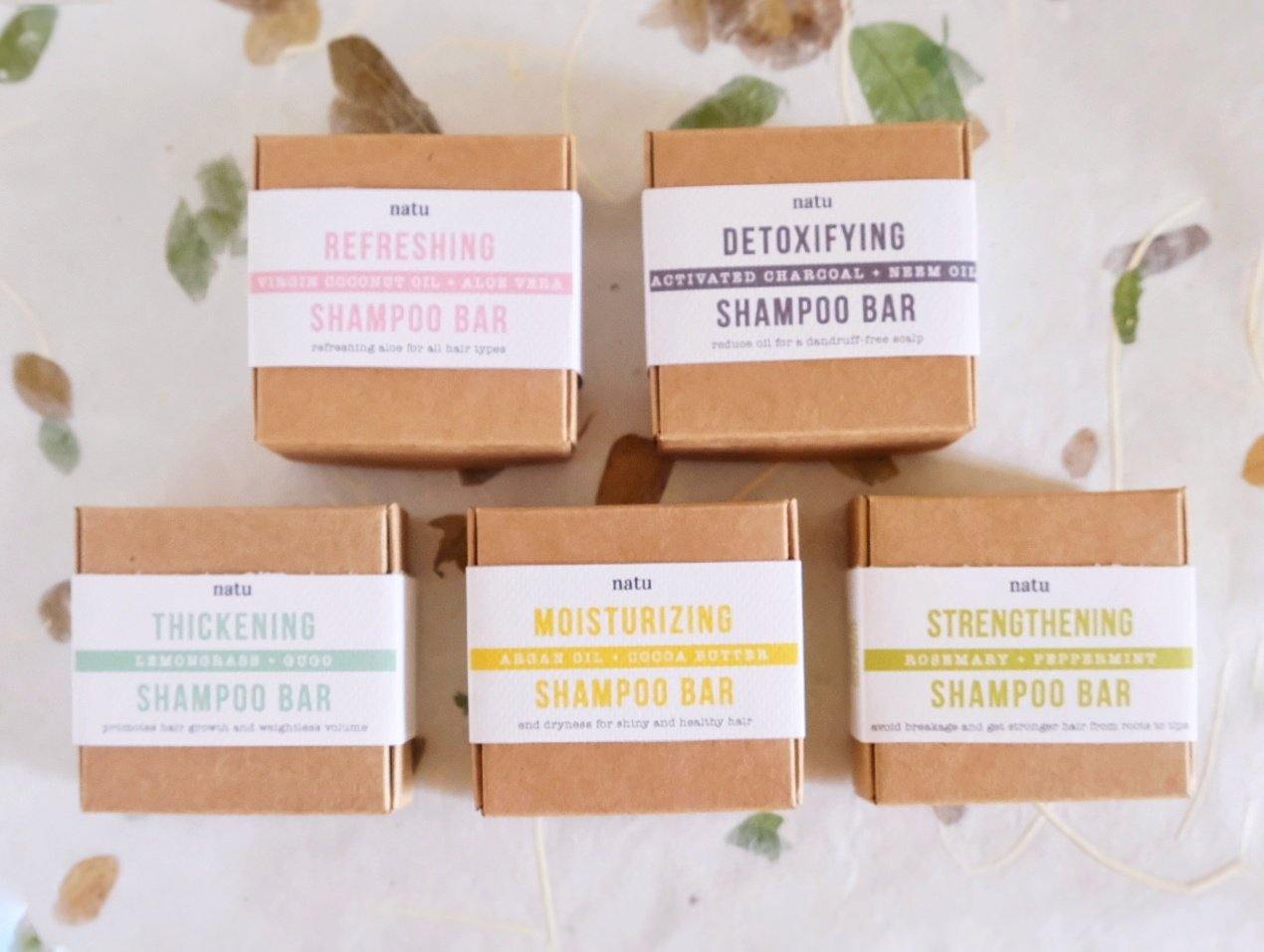 Moisturizing Shampoo Bar - Argan Oil & Cocoa Butter - Natu Handcraft Studio