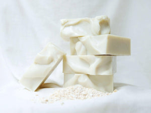 Shea Cocoa Oats & Honey Soap for Sensitive Skin - unscented - Natu Handcraft Studio