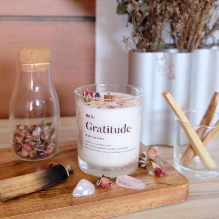 Gratitude Soy & Beeswax Candle