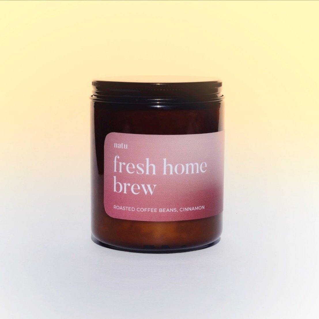 Fresh Home Brew - Coffee Scented Candle - Natu Handcraft Studio